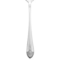 Walco 8004 Art Deco 7 3/8" 18/10 Stainless Steel Extra Heavy Weight Iced Tea Spoon - 12/Pack