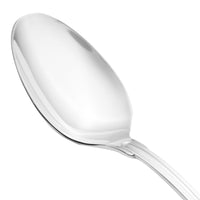 Walco 9303 Luxor 8 3/8" 18/10 Stainless Steel Extra Heavy Weight Tablespoon / Serving Spoon - 12/Pack