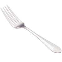 Walco 7005 Meteor 7 9/16" 18/0 Stainless Steel Heavy Weight Dinner Fork - 12/Pack