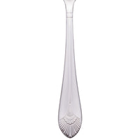 Walco 7007 Meteor 7 3/8" 18/0 Stainless Steel Heavy Weight Dessert Spoon - 12/Pack