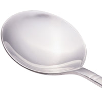 Walco 7012 Meteor 5 7/8" 18/0 Stainless Steel Heavy Weight Bouillon Spoon - 12/Pack