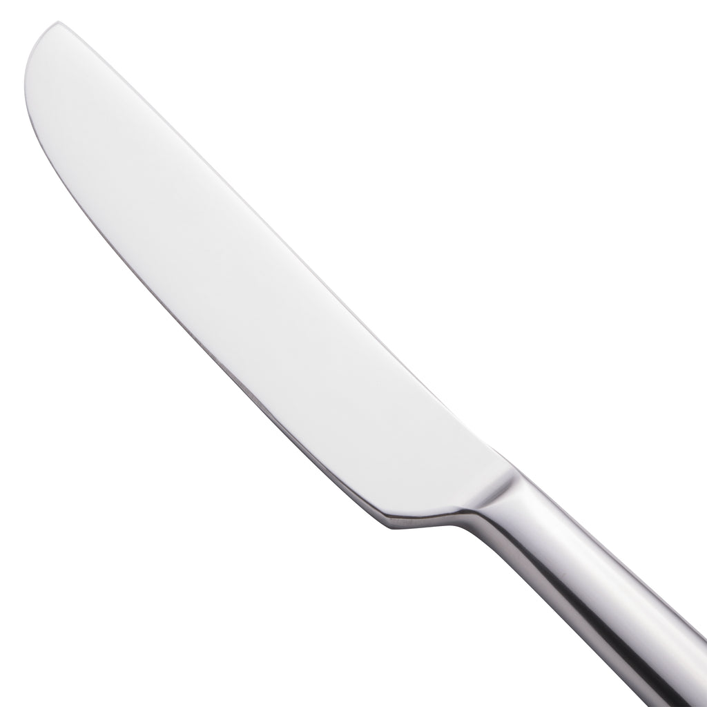 Walco 1211 Erik 7" 18/10 Stainless Steel Extra Heavy Weight Butter Knife - 12/Pack