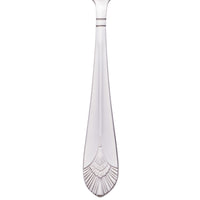 Walco 7038 Meteor 8 1/16" 18/0 Stainless Steel Heavy Weight Large Bowl Bouillon Spoon - 12/Pack