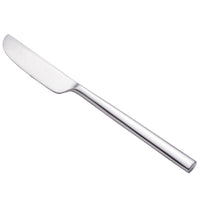 Walco 1245 Erik 8 3/4" 18/10 Stainless Steel Extra Heavy Weight Dinner Knife - 12/Pack