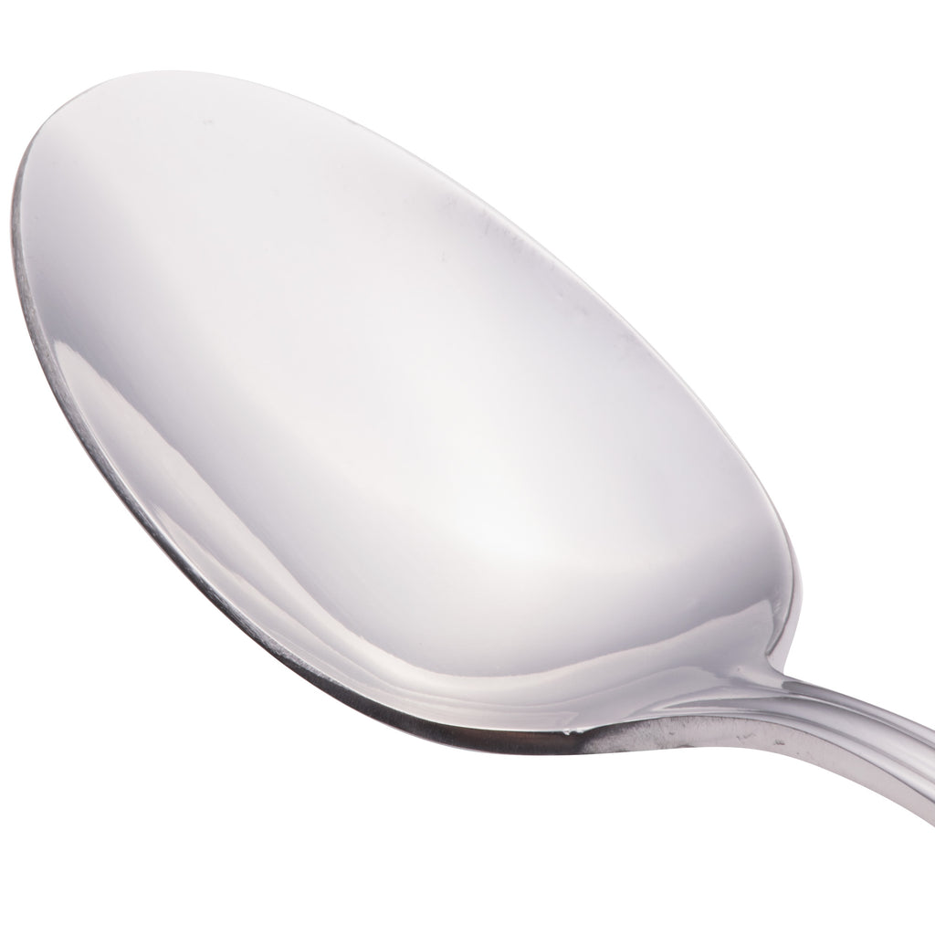 Walco 7903 Balance 8 7/16" 18/0 Stainless Steel Heavy Weight Tablespoon / Serving Spoon - 12/Pack