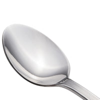 Walco 1807 Bosa Nova 7 1/8" 18/0 Stainless Steel Heavy Weight Dessert Spoon - 12/Pack