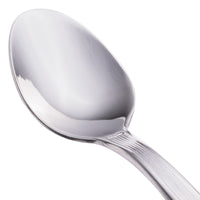 Walco 1829 Bosa Nova 4 9/16" 18/0 Stainless Steel Heavy Weight Demitasse Spoon - 12/Pack