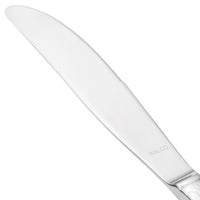 Walco 95451 Sentry 9 1/4" 18/10 Stainless Steel Extra Heavy Weight Solid Handle European Table Knife - 12/Pack