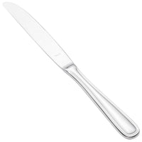 Walco 96451 Ultra 9 1/4" 18/10 Stainless Steel Extra Heavy Weight Solid Handle European Table Knife - 12/Pack
