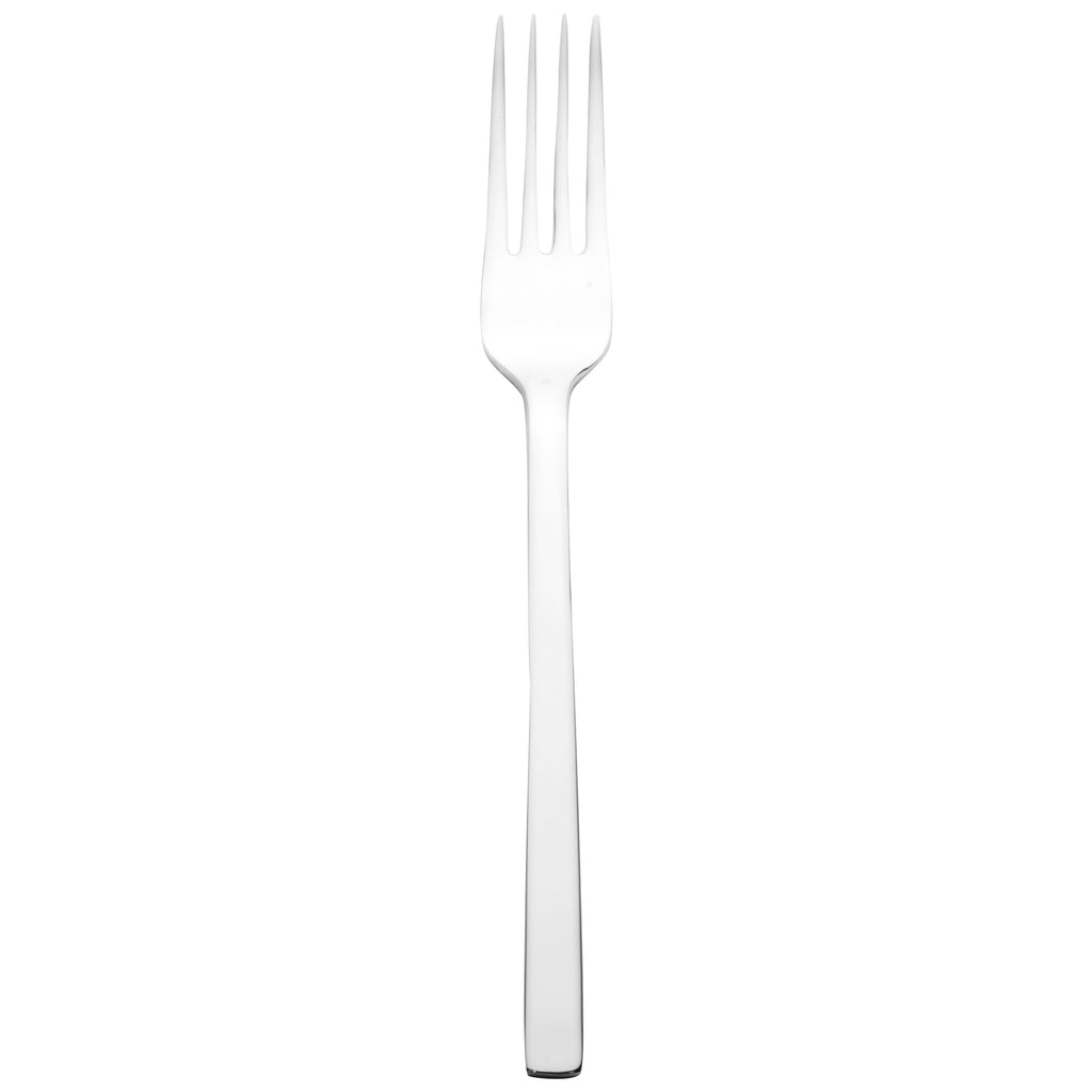 Walco 0905 Semi 7 3/8" 18/10 Stainless Steel Extra Heavy Weight Dinner Fork - 12/Pack