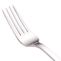 Walco 0905 Semi 7 3/8" 18/10 Stainless Steel Extra Heavy Weight Dinner Fork - 12/Pack
