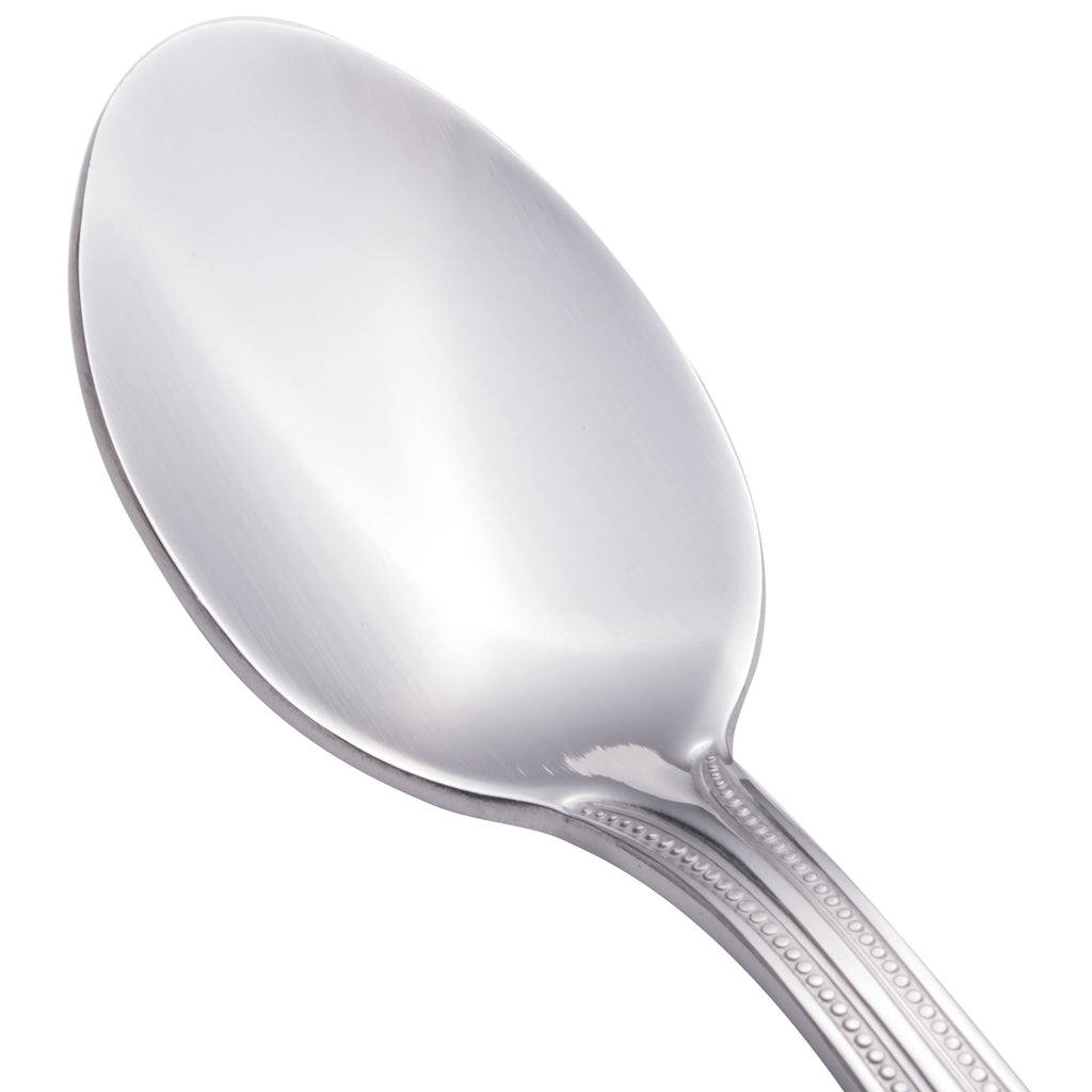 Walco 2701 Colgate 6 1/2" 18/0 Stainless Steel Heavy Weight Teaspoon - 12/Pack