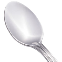 Walco 2701 Colgate 6 1/2" 18/0 Stainless Steel Heavy Weight Teaspoon - 12/Pack