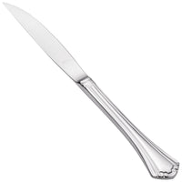 Walco 9522 Sentry 9 5/16" 18/10 Stainless Steel Extra Heavy Weight Solid Handle Steak Knife - 12/Pack