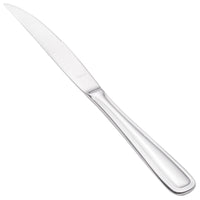 Walco 9622 Ultra 9 5/16" 18/10 Stainless Steel Extra Heavy Weight Solid Handle Steak Knife - 12/Pack