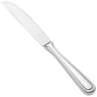 Walco 9625 Ultra 9 1/8" 18/10 Stainless Steel Extra Heavy Weight Hollow Handle Dinner Knife - 12/Pack