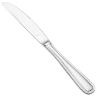 Walco 9645 Ultra 8 13/16" 18/10 Stainless Steel Extra Heavy Weight Dinner Knife - 12/Pack