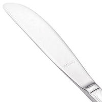 Walco 9711 Prim 7" 18/10 Stainless Steel Extra Heavy Weight Solid Handle Butter Knife - 12/Pack