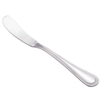 Walco 2711 Colgate 7 1/8" 18/0 Stainless Steel Heavy Weight Butter Spreader - 12/Pack