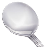 Walco 2712 Colgate 6 1/4" 18/0 Stainless Steel Heavy Weight Bouillon Spoon - 12/Pack