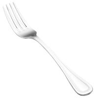 Walco 3506 Lisbon 7" 18/0 Stainless Steel Heavy Weight Salad Fork - 12/Pack