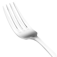 Walco 3506 Lisbon 7" 18/0 Stainless Steel Heavy Weight Salad Fork - 12/Pack