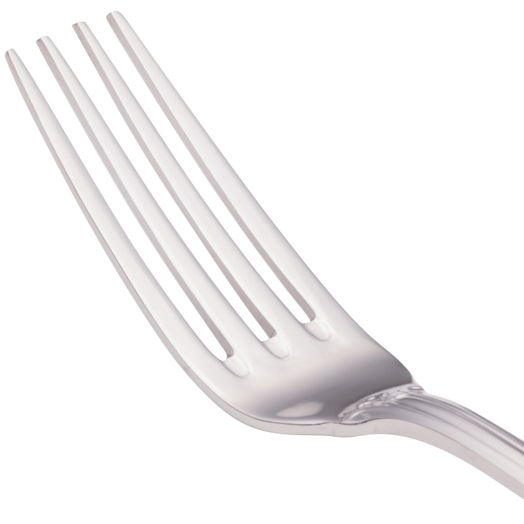 Walco 9505 Sentry 7 5/8" 18/10 Stainless Steel Extra Heavy Weight Dinner Fork - 12/Pack