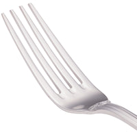 Walco 9505 Sentry 7 5/8" 18/10 Stainless Steel Extra Heavy Weight Dinner Fork - 12/Pack