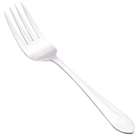 Walco 7006 Meteor 6 7/16" 18/0 Stainless Steel Heavy Weight Salad Fork - 12/Pack