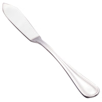 Walco 7110 Marcie 6 5/16" 18/0 Stainless Steel Heavy Weight Butter Spreader - 12/Pack