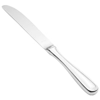 Walco 7125 Marcie 9 1/2" 18/0 Stainless Steel Heavy Weight Hollow Handle Table Knife - 12/Pack