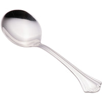 Walco 9512 Sentry 6" 18/10 Stainless Steel Extra Heavy Weight Bouillon Spoon - 12/Pack