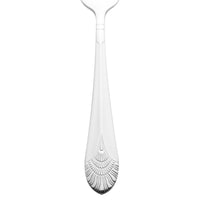 Walco 8006 Art Deco 7 1/8" 18/10 Stainless Steel Extra Heavy Weight Salad Fork - 12/Pack