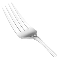 Walco 9005 Barony 7 1/4" 18/0 Stainless Steel Heavy Weight Dinner Fork - 12/Pack