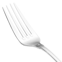 Walco 9305 Luxor 7 5/8" 18/10 Stainless Steel Extra Heavy Weight Dinner Fork - 12/Pack