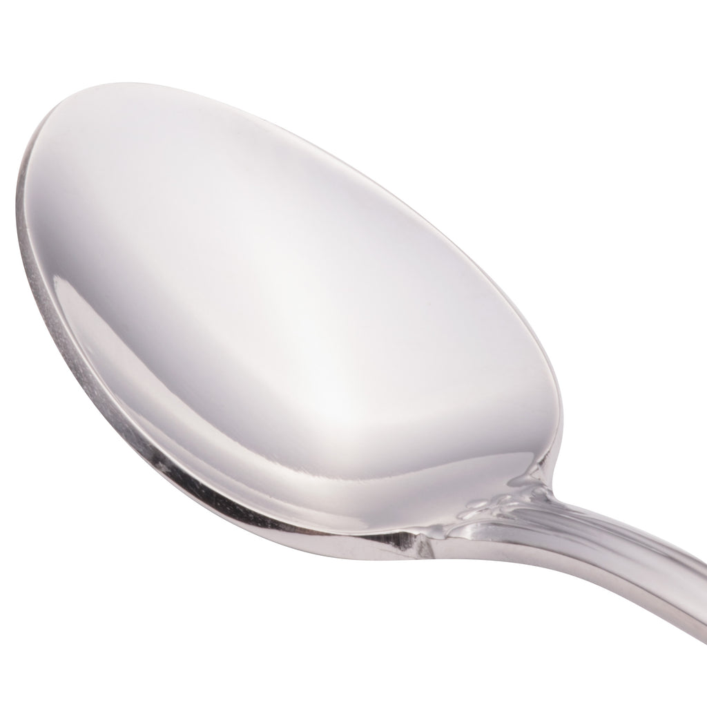 Walco 9529 Sentry 4 3/8" 18/10 Stainless Steel Extra Heavy Weight Demitasse Spoon - 12/Pack