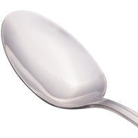 Walco 9603 Ultra 8 3/8" 18/10 Stainless Steel Extra Heavy Weight Tablespoon / Serving Spoon - 12/Pack