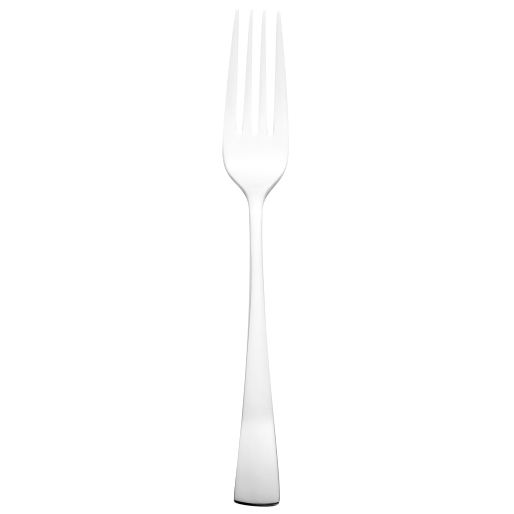 Walco 06051 Freya 8 1/8" 18/0 Stainless Steel Heavy Weight European Table Fork - 12/Pack