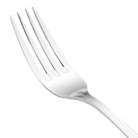 Walco 35051 Lisbon 8 5/16" 18/0 Stainless Steel Heavy Weight European Table Fork - 12/Pack