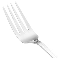 Walco 71051 Marcie 8 11/16" 18/0 Stainless Steel Heavy Weight Long European Table Fork - 12/Pack