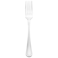Walco 71051S Marcie 8 1/8" 18/0 Stainless Steel Heavy Weight Short European Table Fork - 12/Pack