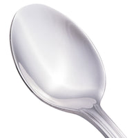 Walco 3501 Lisbon 6 1/8" 18/0 Stainless Steel Heavy Weight Teaspoon - 12/Pack