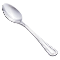 Walco 3529 Lisbon 4 1/2" 18/0 Stainless Steel Heavy Weight Demitasse Spoon - 12/Pack