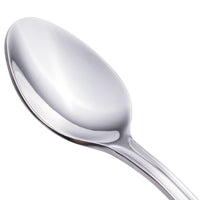 Walco 3529 Lisbon 4 1/2" 18/0 Stainless Steel Heavy Weight Demitasse Spoon - 12/Pack