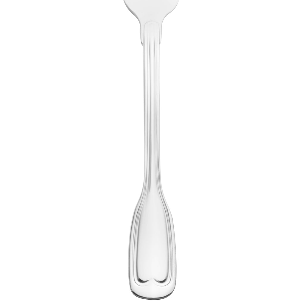 Walco 93051 Luxor 8 1/8" 18/10 Stainless Steel Extra Heavy Weight European Table Fork - 12/Pack