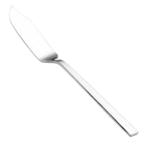 World Tableware 963 053 Elexa 5 1/4" 18/0 Stainless Steel Heavy Weight Butter Spreader - 12/Pack