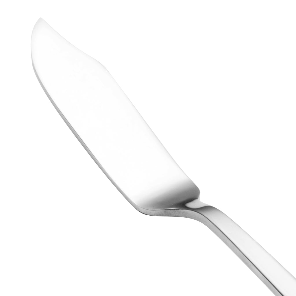 World Tableware 963 053 Elexa 5 1/4" 18/0 Stainless Steel Heavy Weight Butter Spreader - 12/Pack
