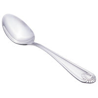 Walco 5403 Danish Pride 8 1/2" 18/0 Stainless Steel Heavy Weight Tablespoon / Serving Spoon - 12/Pack