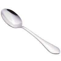 Walco 6303 Ironstone 8 3/8" 18/10 Stainless Steel Extra Heavy Weight Tablespoon / Serving Spoon - 12/Pack