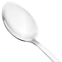 World Tableware 965 002 Columbus 7 1/8" 18/0 Stainless Steel Heavy Weight Dessert Spoon - 12/Pack